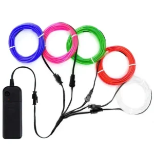 1M/3M/5M Flexible Neon Light Ball Dress Decoration Light EL Luminous