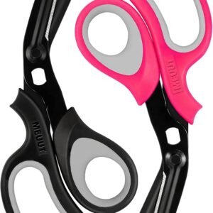 MEUUT 2 Pack Medical Scissors Trauma Shears -8 inch Patented Bandage Scissor Heavy Duty Surgical Grade EMT Scissors for EMT Workers Doctors Nurses